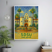 San Diego State University, SDSU School Poster, University Campus Wall Art, San Diego Travel Print, Custom Graduating Gifts