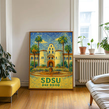 San Diego State University, SDSU School Poster, University Campus Wall Art, San Diego Travel Print, Custom Graduating Gifts