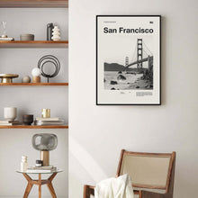 San Francisco City Art Print  San Francisco Poster  San Francisco Wall Art  Mid Century Poster  Travel Print Art  California 1579667609