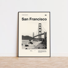 San Francisco City Art Print  San Francisco Poster  San Francisco Wall Art  Mid Century Poster  Travel Print Art  California 1579667609