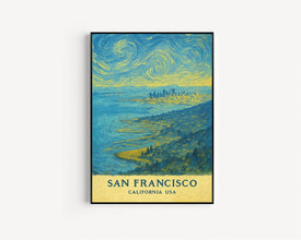San Francisco Print No 2, San Francisco Photo Poster, San Francisco Travel Wall Art, San Francisco Map Print, San Francisco, California, USA