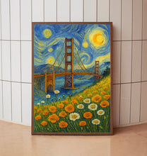 San Francisco Travel Print, San Francisco Travel Poster Print, California Golden Gate Bridge Wall Art, Travel Wall Decor