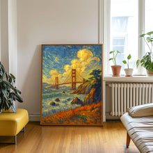 San Francisco Travel Print, San Francisco Travel Poster Print, California Golden Gate Bridge Wall Art, Travel Wall Decor1
