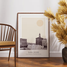 San Jose Poster Print, San Jose Travel Poster, San Jose Minimalistic Wall Art, San Jose, California, United States 1868248080
