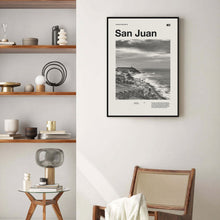 San Juan Print  San Juan Poster  San Juan Wall Art  Mid Century Poster  Travel Print Art  Puerto Rico  Vintage Poster 1586282427