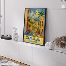 San Juan Puerto Rico Travel Print, Puerto Rico Poster, San Juan Wall Art, City Travel Poster, Personalised Gifts, Wedding Present2