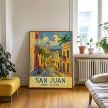 San Juan Puerto Rico Travel Print, Puerto Rico Poster, San Juan Wall Art, City Travel Poster, Personalised Gifts, Wedding Present2