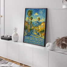 San Luis Obispo Travel Print, California San Luis Obispo Poster, CAL POLY Travel Wall Art, San Luis Obispo, California Travel Gifts