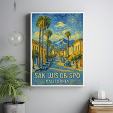 San Luis Obispo Travel Print, California San Luis Obispo Poster, CAL POLY Travel Wall Art, San Luis Obispo, California Travel Gifts