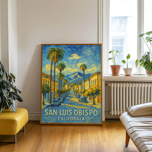 San Luis Obispo Travel Print, California San Luis Obispo Poster, CAL POLY Travel Wall Art, San Luis Obispo, California Travel Gifts
