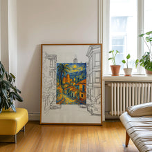 San Salvador Watercolor Painting, El Salvador Wall Art, City Poster, Travel Print, Wedding Gift, Birthday Present, C30-78