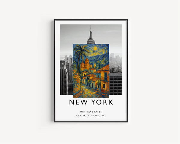 San Salvador Watercolor Painting, El Salvador Wall Art, City Poster, Travel Print, Wedding Gift, Birthday Present, C30-78