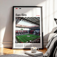 San Siro Football Poster AC Milan Football Art Print 4394628820