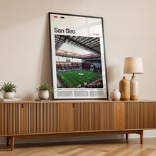 San Siro Football Poster AC Milan Football Art Print 4394628820