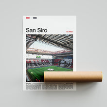 San Siro Football Poster AC Milan Football Art Print 4394628820