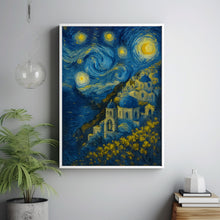 Santorini Travel Poster - Greece Wall Art Print, Illustration Poster, Artwork, Home & Office decor, Gift idea, Travel print, Oia print