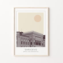 Sarajevo Poster Print, Sarajevo Travel Poster, Sarajevo Minimalistic Wall Art, Sarajevo, Bosnia and Herzegovina 1882437479