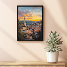 Sarajevo Travel Poster Wall Art, Travel Print of Sarajevo, Bosnia, Sarajevo Wall Art Gift 4