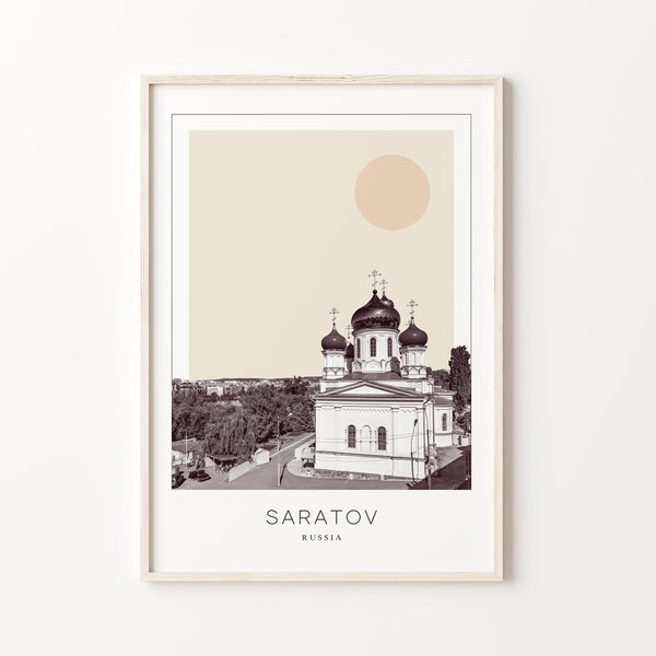 Saratov Poster Print, Saratov Travel Poster, Saratov Minimalistic Wall Art, Saratov, Russia 1868249644
