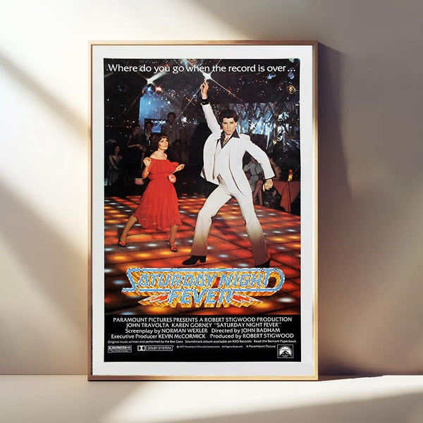 Saturday Night Fever Movie Poster, Classic Film, Room Decor, Canvas Posters, Wall Art Poster, Poster Gifts 4339267494