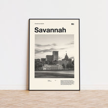 Savannah Art Print  Savannah Poster  Savannah Wall Art  Mid Century Poster  Travel Print Art  Georgia  Vintage Poster 1586859223