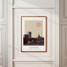 Savannah Poster Print, Savannah Travel Poster, Savannah Minimalistic Wall Art, Savannah, Georgia, United States 1868248084