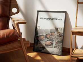 Saving Private Ryan Movie Poster,Retro Film Poster, Minimal Print, Movie Lovers Gift, Printable Wall Art, Steven Spielberg, Tom Hanks Movie 1889694839