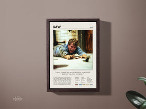 Saw (2004) Film Poster  Jigsaw Iconic Quote  James Wan  Tobin Bell  Halloween Decor  Wall Art Gift  Digital Download & Print Option 1773247473