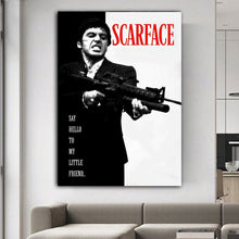 Scarface Say Hello To My Little Friend Poster, HD Wall Art Canvas Painting For Home Decor, No Frame 1704958762