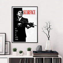 Scarface Say Hello To My Little Friend Poster, HD Wall Art Canvas Painting For Home Decor, No Frame 1704958762