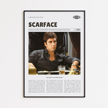 Scarface, Brian De Palma, Retro Movie Poster, Custom Movie Poster 4421169740