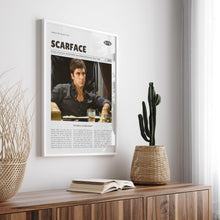 Scarface, Brian De Palma, Retro Movie Poster, Custom Movie Poster 4421169740