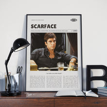 Scarface, Brian De Palma, Retro Movie Poster, Custom Movie Poster 4421169740
