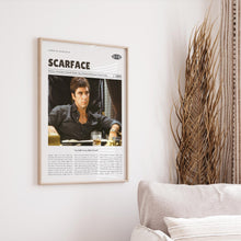 Scarface, Brian De Palma, Retro Movie Poster, Custom Movie Poster 4421169740
