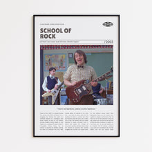 School of Rock, Richard Linklater, Retro Movie Poster, Custom Movie Poster 4421170314