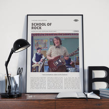 School of Rock, Richard Linklater, Retro Movie Poster, Custom Movie Poster 4421170314