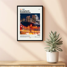Scotiabank Saddledome Poster, Calgary Flames Poster Print, NHL Arena Poster, Hockey Fan Gift Print
