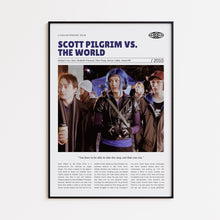 Scott Pilgrim vs. the World, Edgar Wright, Retro Movie Poster, Custom Movie Poster 4421169208