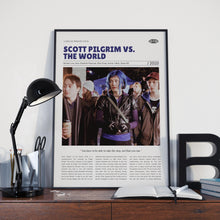 Scott Pilgrim vs. the World, Edgar Wright, Retro Movie Poster, Custom Movie Poster 4421169208