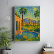 Scottsdale Arizona Travel Poster, Desert Landscape Art, Southwestern Print, American Desert Decor, Vacation Gift