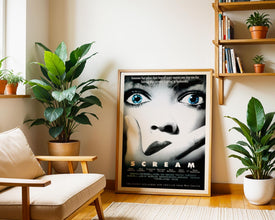 Scream, 1990s Horror Movie Poster, (Digital Download), Printable 572354446