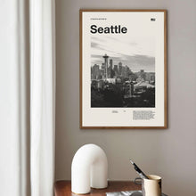 Seattle Art Print  Seattle Poster  Seattle Wall Art  Mid Century Poster  Travel Print Art  Washington 1593230439