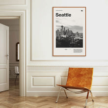Seattle Art Print  Seattle Poster  Seattle Wall Art  Mid Century Poster  Travel Print Art  Washington 1593230439