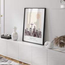 Seattle Poster Print, Seattle Travel Poster, Seattle Minimalistic Wall Art, Seattle, Washington, United States 1868249638