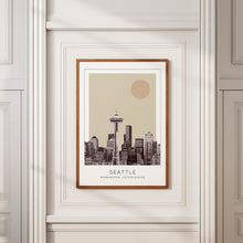 Seattle Poster Print, Seattle Travel Poster, Seattle Minimalistic Wall Art, Seattle, Washington, United States 1868249638