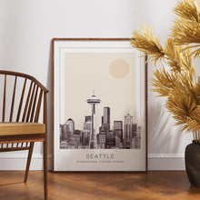 Seattle Poster Print, Seattle Travel Poster, Seattle Minimalistic Wall Art, Seattle, Washington, United States 1868249638