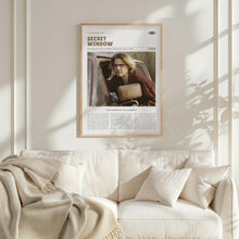 Secret Window, David Koepp, Retro Movie Poster, Custom Movie Poster Print 4421167343