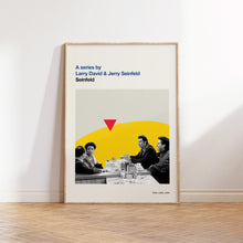 Seinfeld print - Movie poster, retro, mid century modern, vintage art print, minimalist 1155448114