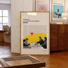 Seinfeld print - Movie poster, retro, mid century modern, vintage art print, minimalist 1155448114