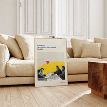 Seinfeld print - Movie poster, retro, mid century modern, vintage art print, minimalist 1155448114